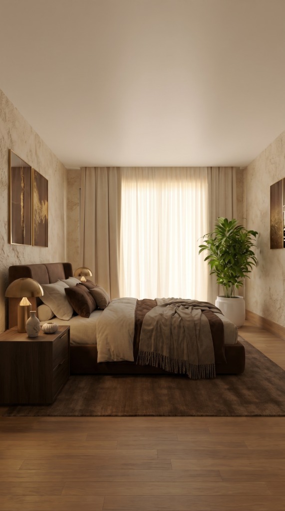 Suite dormitorio elegante — Inversión inmobiliaria Cuenca Ecuador Explore San Sebastián